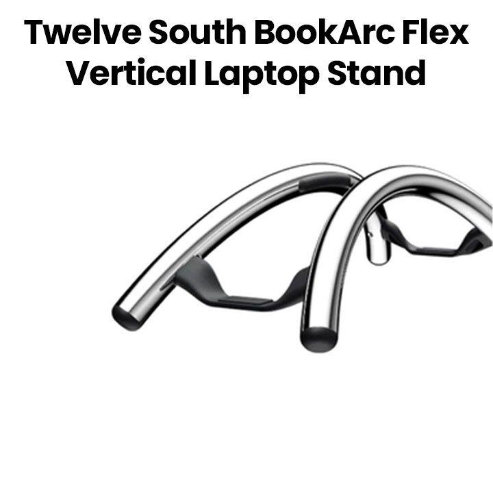 Twelve South BookArc Flex Vertical Laptop Stand – Chrome |TS-12-2264