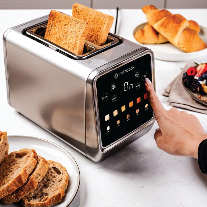 Nutricook 2-Slice Stainless Steel LED Digital Toaster 850W | NC-TS201