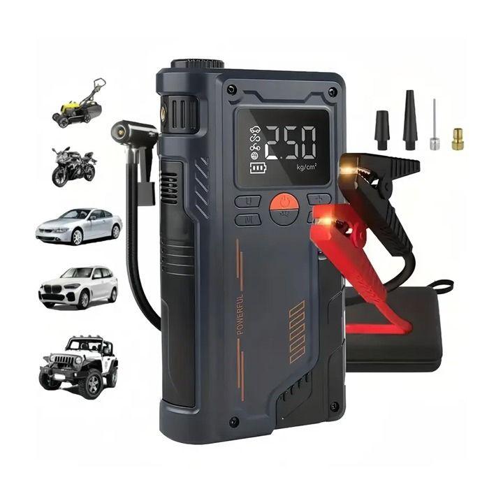 NINGBO Jump Starter Power + Inflation Machine - Black | T-700