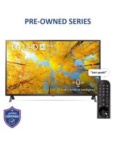LG 65UQ75006LG.AMRG UHD 4K TV 65 Inch UQ7500 Series, Cinema Screen Design 4K Active HDR WebOS Smart AI ThinQ