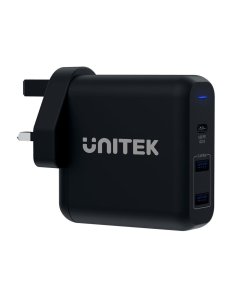 UNITEK 60W USB-C PD QC3 3-Port Wall Charger UK Type (P1103A)