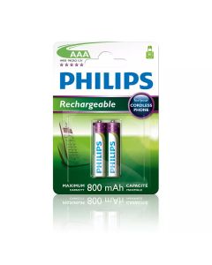 Philips Rechargeable Battery AA x 2pcs (R03B2A80/97)