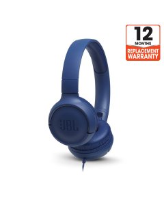 JBL TUNE 500 Wired on-ear Headphones - Blue