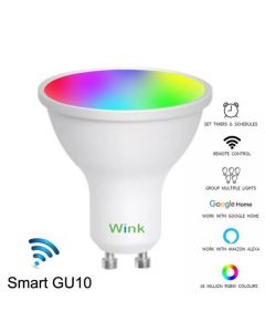 (4-PCS BUNDLE) Wink WiFi Smart Bulb GU10 5W RGB WW CW 220V 50-60Hz