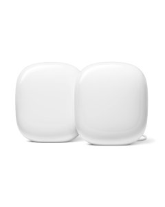 Google Nest WiFi Pro Home WiFi System Mesh Router 2-Pack - Snow (G6ZUC)