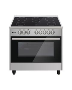 Oscar 9060PCE2 90X60 Semi-Professional Full Electrical Oven Top Table Stainless Steel With Vitro-Ceramic Cooker