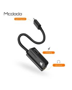 MCDODO 2-in-1 Lightning to Lightning and 3.5mm Audio Adapter (CA-3471)