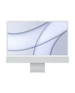 Apple 24-inch iMac, Retina 4.5K, M1 Chip, 8 Cores CPU, 8 Cores GPU, 512GB SSD - Silver (MGPD3AB/A)