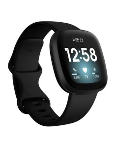 Fitbit Versa 3 Aluminum Smart Watch - Black