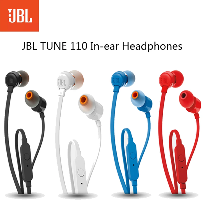 Earphone JBL T110 Blue -