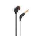 JBL T110 Wire In-Ear Headphones - Black