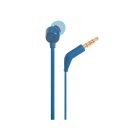 JBL T110 Wire In-Ear Headphones - Blue