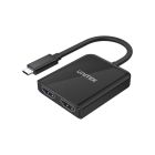 UNITEK 4K 60Hz USB-C to Dual HDMI 2.0 Adapter with MST Dual Monitor (V1408A)