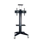 Zenan ZTS-CT001 TV Stand With Castor Wheel TV Size 32" - 65" Weight Capacity Up to 50Kg - Black