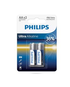Philips Ultra Alkaline Battery AA x 2pcs (LR6E2B/97)