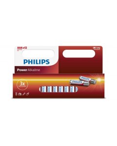 Philips Power Alkaline Battery AAA x 12pcs (LR03P12B/97)