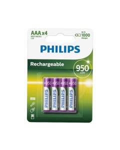 Philips Rechargeable Battery AA x 4pcs (R03B4A95/97)