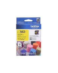Genuine Brother LC563Y Ink Cartridge - Yellow