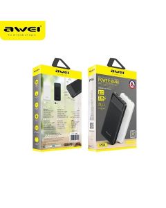 AWEI P5K 10,000mAh Portable Powerbank - Black