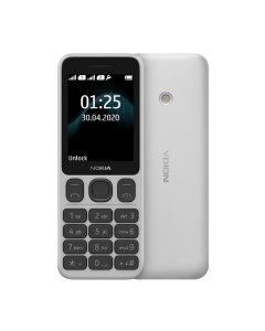 NOKIA 125 Feature Phone - White (TA-1253 DS GCC)