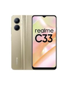 Realme C33 4GB RAM+128GB ROM Smartphone - Sandy Gold