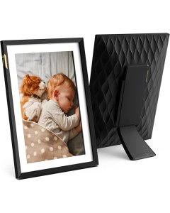 NIXPLAY 10.1-Inch Touch Screen Smart Digital Picture Frame with WiFi (W10P) - Black Classic Matt (B09X4L9TDP)