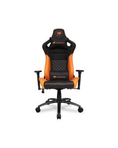 Cougar EXPLORE S Gaming Chair with Carbon Fiber Texture - Orange