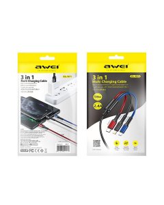Awei CL-971 3-in-1 Multi Charging Data Cable