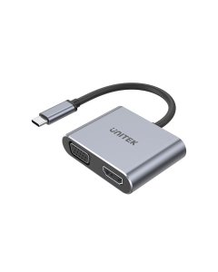 UNITEK uHUB Q4 Lite 4-in-1 USB-C Hub with MST Dual Display and PD 100W (D1049A)