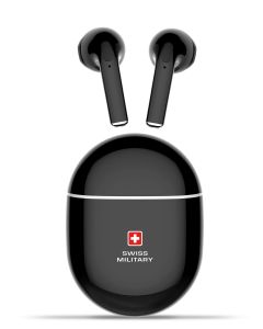 Swiss Military Delta 2 In Ear True Wireless Earbuds Black (SM-TWS-DELTA-2ENC-BLK)