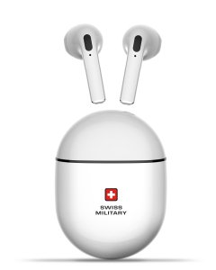 Swiss Military Delta 2 In Ear True Wireless Earbuds White (SM-TWS-DELTA-2ENC-WHT)