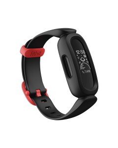 Fitbit Ace 3 Activity Tracker for Kids One Size Fitness Band - Black/Red