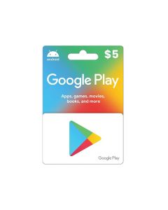 GooglePlay USA $5 Gift Cards
