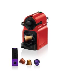 Nespresso  Inissia Coffee Machine - Red ( D40-ME-RE-NE4) 