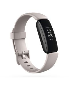 Fitbit Inspire 2 Health & Fitness Tracker One Size Fitness Band - Lunar White/Black
