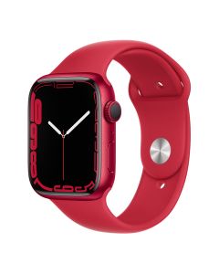 Apple Watch Series 7 GPS + Cellular, 45mm (PRODUCT)RED Aluminium Case with (PRODUCT)RED Sport Band - Regular(MKJU3AE/A)