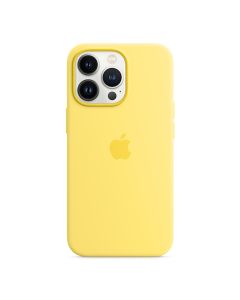 Apple iPhone 13 Pro Silicone Case with MagSafe – Lemon Zest(MN663ZM/A)