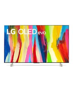 LG OLED42C26LB OLED evo TV 42 Inch C2 series, Cinema Screen Design 4K Cinema HDR webOS22 with ThinQ AI Pixel Dimming