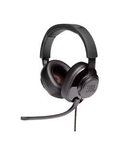 JBL Quantum 300 Hybrid Wired Over-ear Gaming Headset with Flip-up Mic - Black