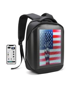 Raoaoqoon LED Backpack 17-inch with App Control - Black