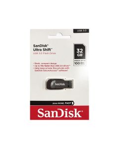 Sandisk SDCZ410-032G Ultra Shift USB 3.0 Flash Drive 32GB - Black