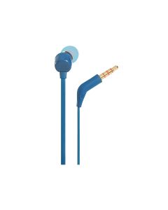 JBL T110 Wire In-Ear Headphones - Blue