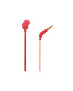 JBL T110 Wire In-Ear Headphones - Red