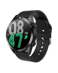 XCELL Smart Watch CLASSIC 3 Talk Lite Black Silicon Strap